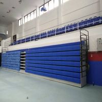 JY-750 Tribune en aluminium en gros avec sièges en plastique, gradins portables pour stade à vendre