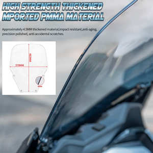 Pare-Brise Moto XXUN pour Honda <span class=keywords><strong>Forza</strong></span> NSS350 2021 2022 <span class=keywords><strong>2023</strong></span> Déflecteur de Vent - Product Image 2