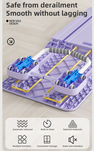 Juego <span class=keywords><strong>de</strong></span> dispositivo <span class=keywords><strong>de</strong></span> entrenamiento <span class=keywords><strong>de</strong></span> fuerza abdominal portátil para uso doméstico, tablero <span class=keywords><strong>de</strong></span> Pilates reformador plegable - Product Image 3