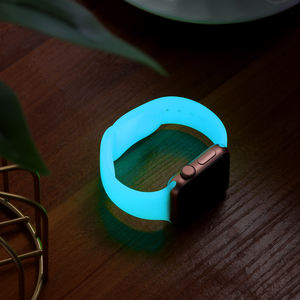 Bracelet de montre en Silicone, lumineux, phosphorescent dans la nuit, pour <span class=keywords><strong>Apple</strong></span> <span class=keywords><strong>Watch</strong></span>, 45mm, 44mm - Product Image 2