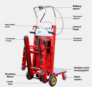 電動階段登山トロリー折りたたみ式ポータブルプラットフォームハンドトラック1200Wモーター付き家庭用 - Product Image 5