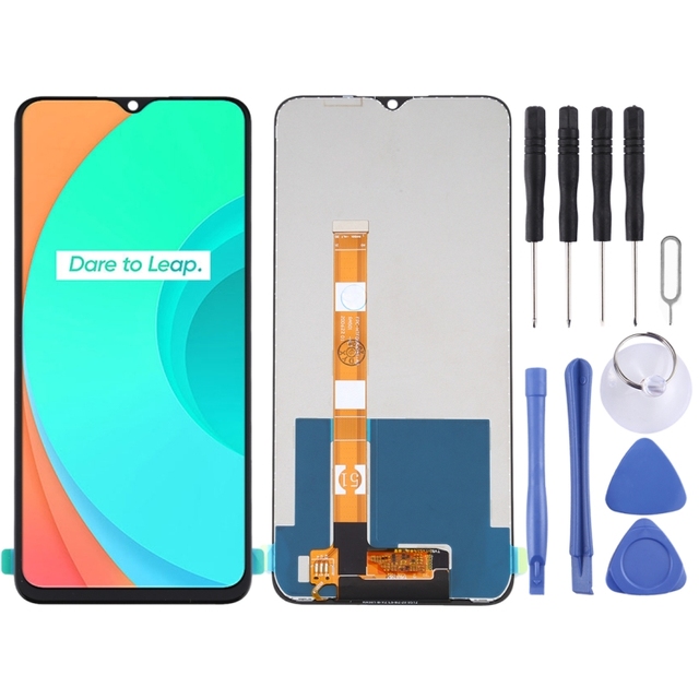 Wholesale Price Original LCD Screen for OPPO Realme C11 / Realme C12 / Realme C15 with Digitizer Full Assembly LCD Flex Cable