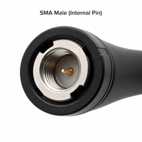 Antenne LoRa ISM 915 MHz 895-935 MHz 2,5 dBi à polarisation verticale, mini fouet avec connecteur mâle J pour passerelle industrielle LoRaWAN