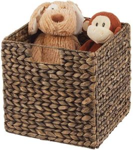 Cesta <span class=keywords><strong>de</strong></span> Paja para Boda, Cesta <span class=keywords><strong>de</strong></span> Almacenamiento <span class=keywords><strong>de</strong></span> Ratán Tejida a Mano, Decoración <span class=keywords><strong>de</strong></span> Pared Estilo Boho, Cestas <span class=keywords><strong>de</strong></span> <span class=keywords><strong>Mimbre</strong></span> Cuadradas Plegables para Escaleras - Product Image 3