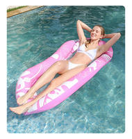 Bouée gonflable en PVC à motif feuille personnalisée en usine, vente en gros de bouées de natation en forme de donut, requin ou maille pour enfants