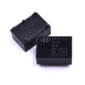 DHT76-1AST-DC12V PCB รีเลย์ 6 ขา 12V 24V 48V อเนกประสงค์รีเลย์ 5v 20A รีเลย์กําลังไฟ 220v ac