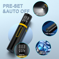 Portable 21mm ABS matériel numérique sans fil gonfleur de pneu pompe à Air Rechargeable avec fonction de banque d'alimentation lumière LED