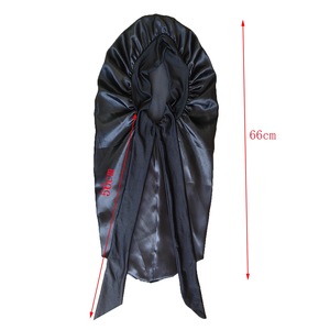 Bonnet de nuit en satin uni avec nœud, extra large, pour tresses et cheveux longs, pour femme - Product Image 2