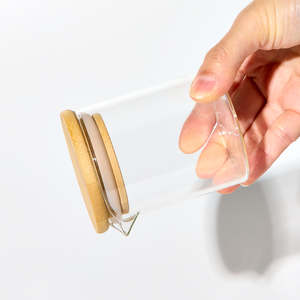 Portavelas GOOPURE - Frasco de Vidrio para Relajación Muscular, Spa en Casa y Navidad, 7 OZ, Resistente al Calor, Reutilizable y Ecológico - Product Image 3