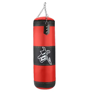 MMA <span class=keywords><strong>Crochet</strong></span> Boxe PVC <span class=keywords><strong>Sac</strong></span> de <span class=keywords><strong>Frappe</strong></span> Personnalisable Logo Imprimé Vide Creux <span class=keywords><strong>Sac</strong></span> de Sable Cible en Cuir pour Fitness Training Striking Drop - Product Image 2