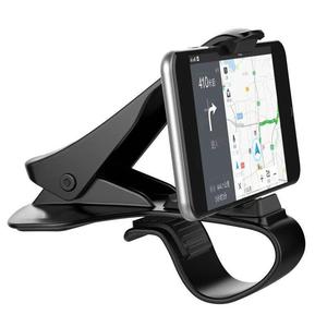 Hippo Clip Car Dashboard Phone Holder Adjustable Height Black Universal Navigation Mount - Product Image 1