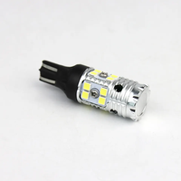 T15/912/921/W16W LED voiture ampoule 16W 1200LM haute luminosité 16SMD blanc ambre rouge Super CANBUS pour feu de recul