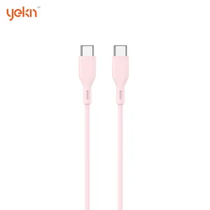 Yellowknife USB C to USB C Cable, Type C Fast Charging USB C Cable, Colorful TPE Compatible with Galaxy and More Android USB C