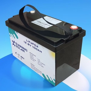 Batterie solaire Sunning LiFePO4 12,8V 100Ah rechargeable pour système solaire domestique - Product Image 2