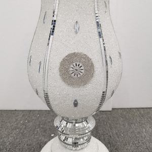 Grands vases de sol en verre de fibre de verre diamant blanc à vendre - Product Image 5