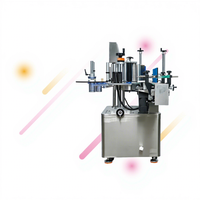 Machine d'étiquetage automatique de bouteilles de vin, applicateur d'étiquettes pour bouteilles rondes, pour ligne d'emballage des petites entreprises