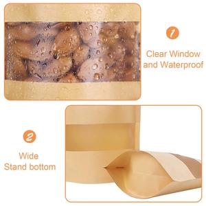 Kraft-bolsas de pie con cremallera, embalaje - Product Image 4