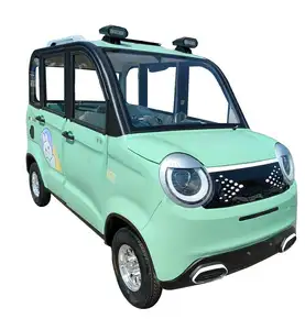 China Small Eco Car New Household Two Rows 4 Wheel Electric Vehicle 1000W 60v53 Fully Enclosed New Energy Automobile for Elderly