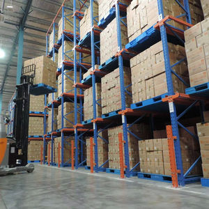 맞춤형 헤비 듀티 블루 메탈 스태킹 선반 1000 kg 용량 2/3/4 레이어 차고 및 창고 저장 장치 - Product Image 2