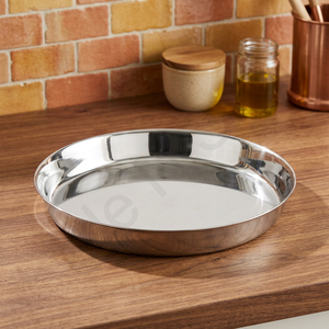 Assiette creuse ronde en acier inoxydable, ensembles de vaisselle, vaisselle de cuisine, plateau de service au prix de gros - Product Image 2