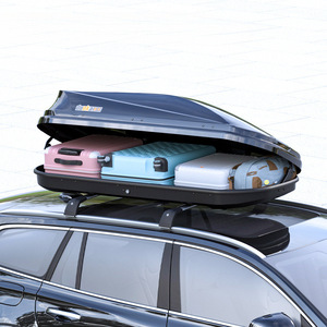 Porte-bagages <span class=keywords><strong>de</strong></span> <span class=keywords><strong>toit</strong></span> universel 700L en plastique ABS rigide, design sport, pour SUV, ouverture double côté, fixation par barre transversale, personnalisé - Product Image 1