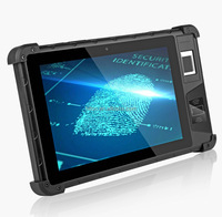 Moins cher Usine 8 Pouces Android Robuste Tablette Support BT GPS Avant NFC Scanner D'empreintes Digitales Étanche Tablette Pc pour Industriel