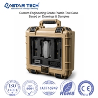 Carcasa Protectora de Plástico Negra IP67, Servicio de Moldeo por Inyección Personalizado, Fabricación de Herramientas de Moldeo, OEM