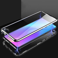 Coque de téléphone portable en verre trempé, luxueux, à absorption magnétique, pour Redmi Note 7 Pro Mi 9 8 9T K20 CC9, nouvelle collection de couverture