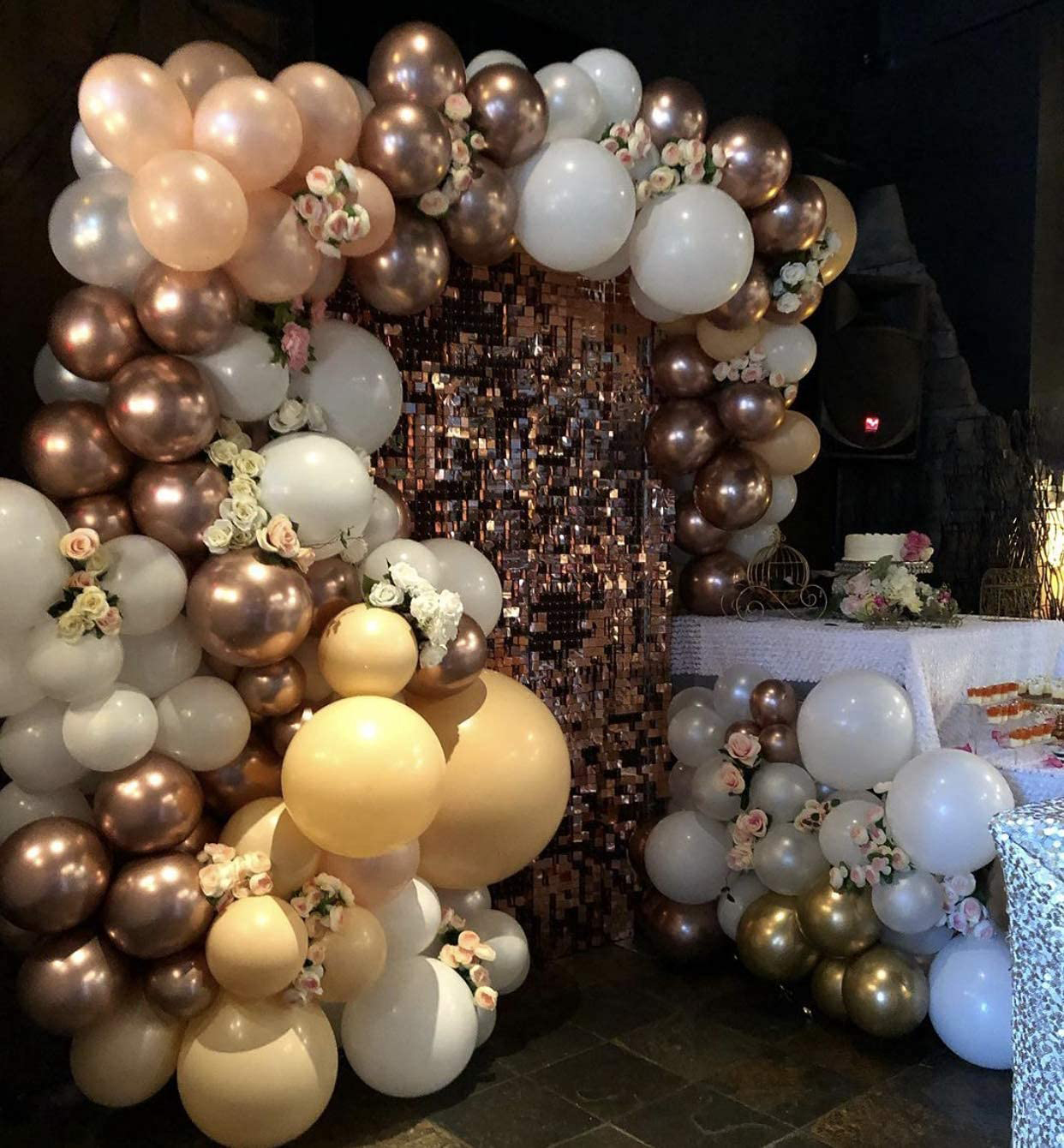 Блестящий 4d Шиммер платье панель потрясающий фон 30 см сцены драпировка фон с блестками 10 футов x 8 футов свадебный фон с блестками