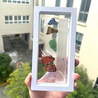 Ensemble de pierres de selenite, pierres brutes, pierres de guérison, ensemble de chakras en cristal, vente en gros