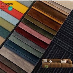 Venta al por mayor 100% poliéster Jacquard PANA terciopelo tela de alta calidad de punto en espiga Hexagonal para prendas de vestir chino - Product Image 2