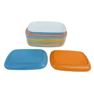 Aimi giá rẻ bán buôn Melamine Ware melamine Khay phục vụ và melamine vuông tấm salad