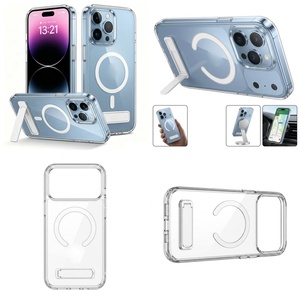 <span class=keywords><strong>Coque</strong></span> de téléphone magnétique transparente antichoc avec support vertical/horizontal, meilleure vente pour <span class=keywords><strong>iPhone</strong></span> 11 <span class=keywords><strong>12</strong></span> 13 14 15 16 17 <span class=keywords><strong>Pro</strong></span> <span class=keywords><strong>Max</strong></span> Plus mini - Product Image 1