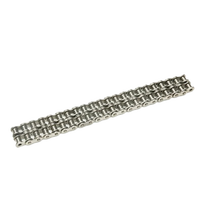 SS10A-2 10B-2 Pitch 15.875 Precision Duplex Short Pitch 304 Chaîne à rouleaux de convoyeur en acier inoxydable pour équipement de transmission