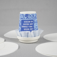 Pads en papier double face enduits de silicone, anti-graisse, imperméables, anti-déversement et anti-fuite, pour couvercles de tasses, pour lait et aliments, couleur blanc Chine