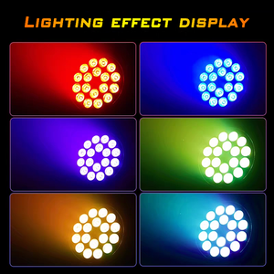 Taşınabilir 18 adet * 10W LED RGBW Mini Par ışık yeni düz düğün sahne profesyonel üretim beyaz yayan renk doğrudan fabrika - Product Image 2