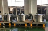 Nouvelle centrifugeuse industrielle WANDA à décharge par le haut, type PS, à paniers, capacité 20, puissance 2,6 kW, pour usage en usine de transformation des solides
