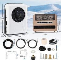 Climatiseur TELCOOL 12V DC de type split pour camping-cars, camions, remorques, excavatrices, fourgonnettes