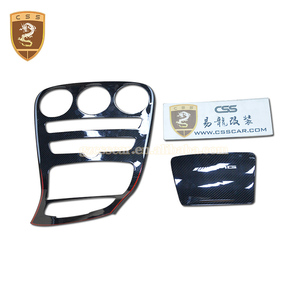 2PCS Garnitures intérieures de contrôle central en fibre de carbone pour <span class=keywords><strong>Mercedes</strong></span> Benz <span class=keywords><strong>Classe</strong></span> <span class=keywords><strong>C</strong></span> <span class=keywords><strong>W205</strong></span> Accessoires Auto - Product Image 6