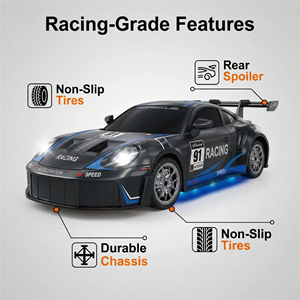 Nouvelle voiture télécommandée miniature 4 roues motrices 2,4 GHz pour enfants, jouets de haute qualité, jouets télécommandés lumineux pour enfants, mini course de <span class=keywords><strong>drift</strong></span>, cadeaux <span class=keywords><strong>1</strong></span>/<span class=keywords><strong>24</strong></span> - Product Image 3
