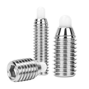 Plongeur à ressort anti-corrosion SUS304 avec pointe en POM pour éviter les rayures sur les pièces, plongeur à bille à pointe en POM à ressort élastique ODM/OEM - Product Image 5
