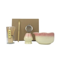 Nouvel ensemble de thé matcha japonais créatif à motif de fleurs de cerisier, en porcelaine de qualité alimentaire, Fujian