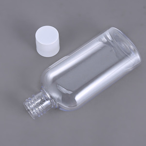 Flat Pet <b>Plastic</b> Bottle 200Ml Flip Top Cap Cosmetic <b>Packaging</b> HC-131 - Product Image 3