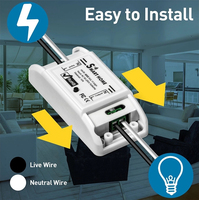 FY01 Tooya Interruptor de Circuito Inteligente Universal Tuya Zigbee Mesh con Diseño Deslizante, 10A, Control por Aplicación, Wi-Fi, Solución Personalizada para Hogar Inteligente