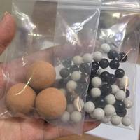 Nouveauté : Balles de boue dure polies pour lance-pierres, calibres 8-11 mm, pour la chasse et l'entraînement au tir, Noël Blanc, Marque JY