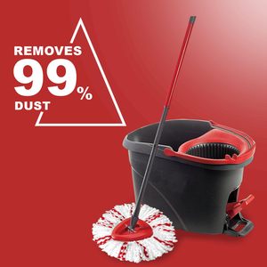 4 paquets de recharges compatibles avec <span class=keywords><strong>Vileda</strong></span> EasyWring Mop Têtes de microfibres de rechange lavables en machine pour un nettoyage en profondeur. - Product Image 5