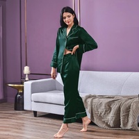 Pyjamas en soie de luxe personnalisés, vêtements de nuit en soie, pyjamas en soie pour couples, pyjamas en soie pour hommes et femmes, ensemble de pyjamas en soie, vêtements de nuit