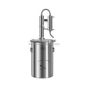 Destilador de acero inoxidable 304 Brandy Whisky Ron Licor Gin <span class=keywords><strong>Vodka</strong></span> Destilador de cobre 12/20/35/60L Máquina de destilación - Product Image 5