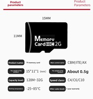 Carte mémoire TF pour appareil photo numérique 4 Go Haute vitesse Grande capacité avec cache Modèle A10