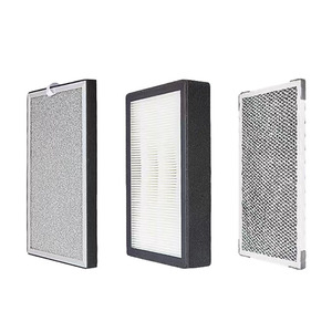 3 lớp filteraction kim loại hộp lọc không khí với Ture <span class=keywords><strong>HEPA</strong></span> than hoạt tính PM2.5 không khí trong nhà lọc lọc cho quạt thông gió - Product Image 3